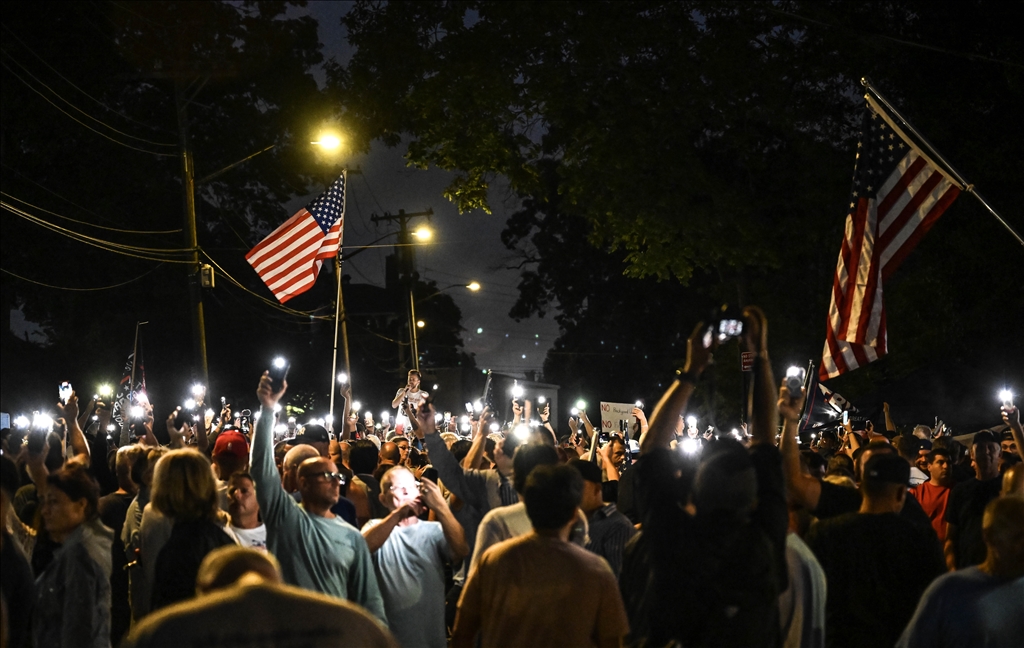 Anti-immigration protest in New York