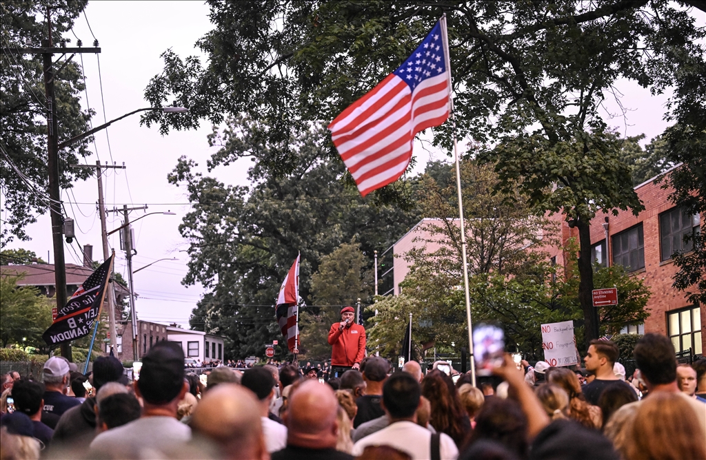 Anti-immigration protest in New York