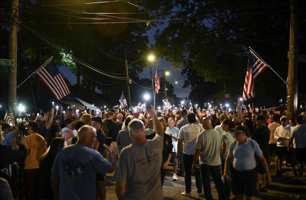 Anti-immigration protest in New York