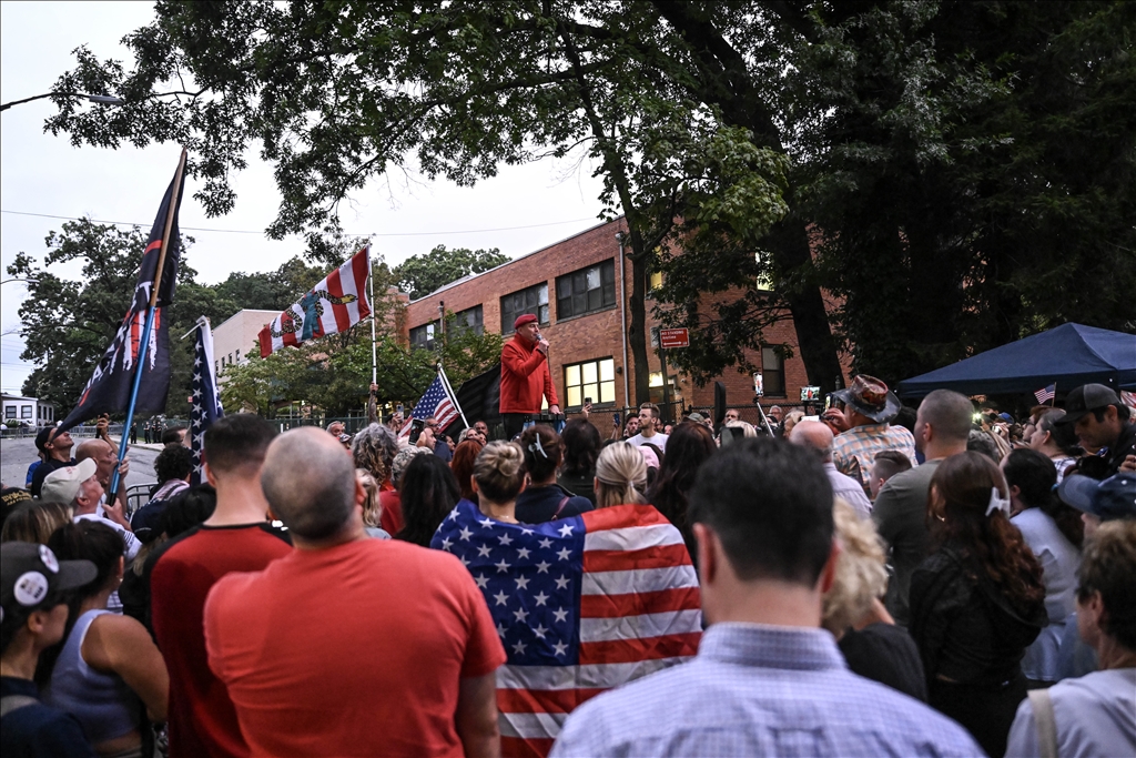 Anti-immigration protest in New York