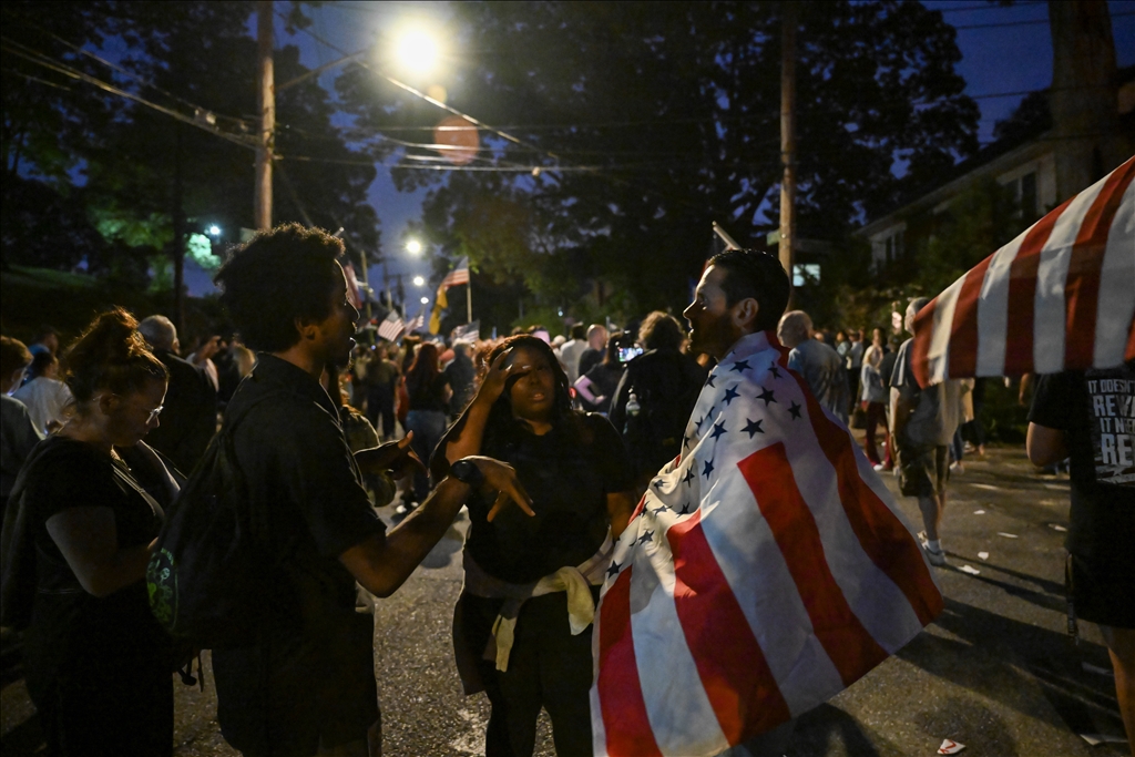 Anti-immigration protest in New York