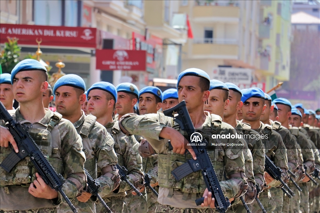 Osmaniye'de Büyük Zafer'in 101. yılı kutlandı