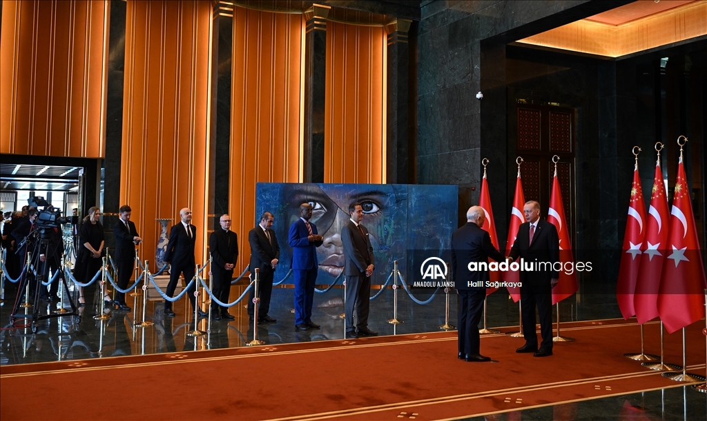 Cumhurbaşkanı Erdoğan, 30 Ağustos Zafer Bayramı tebriklerini kabul etti