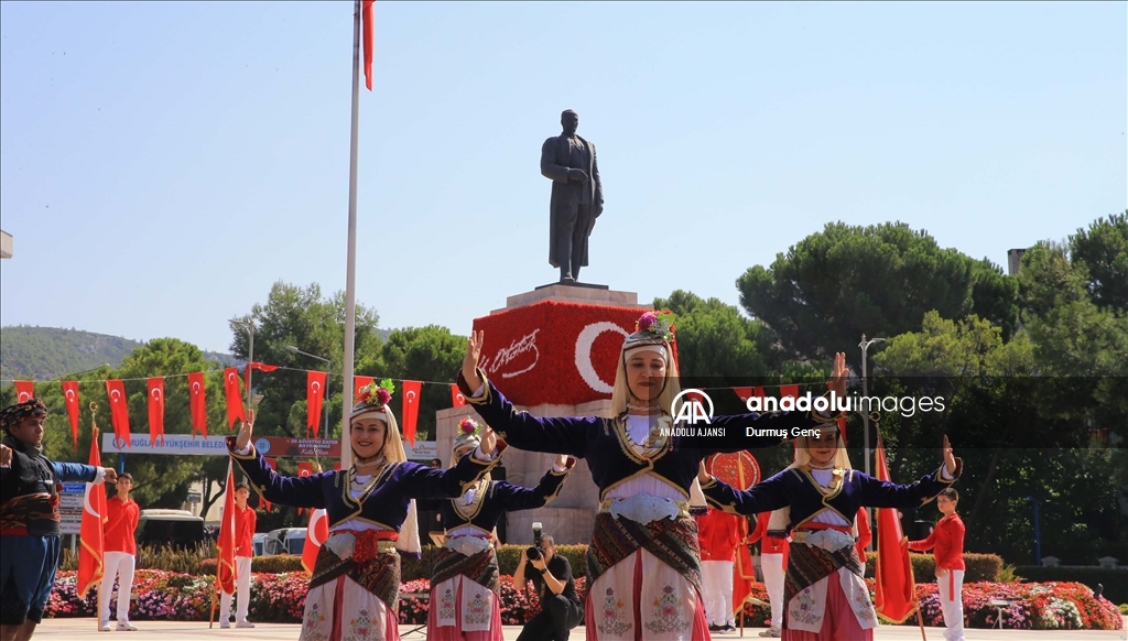 Muğla'da Büyük Zaferin 101'inci yılı kutlanıyor