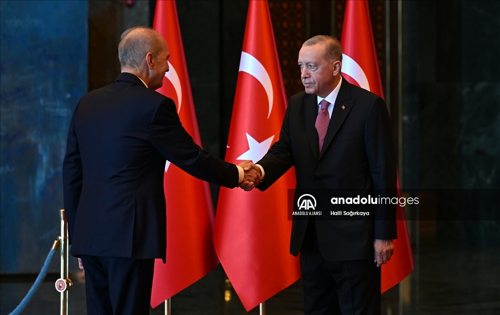 Cumhurbaşkanı Erdoğan, 30 Ağustos Zafer Bayramı tebriklerini kabul etti