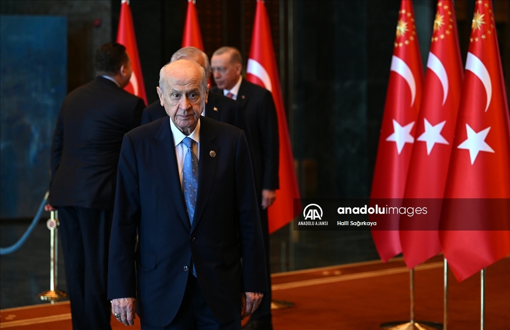 Cumhurbaşkanı Erdoğan, 30 Ağustos Zafer Bayramı tebriklerini kabul etti