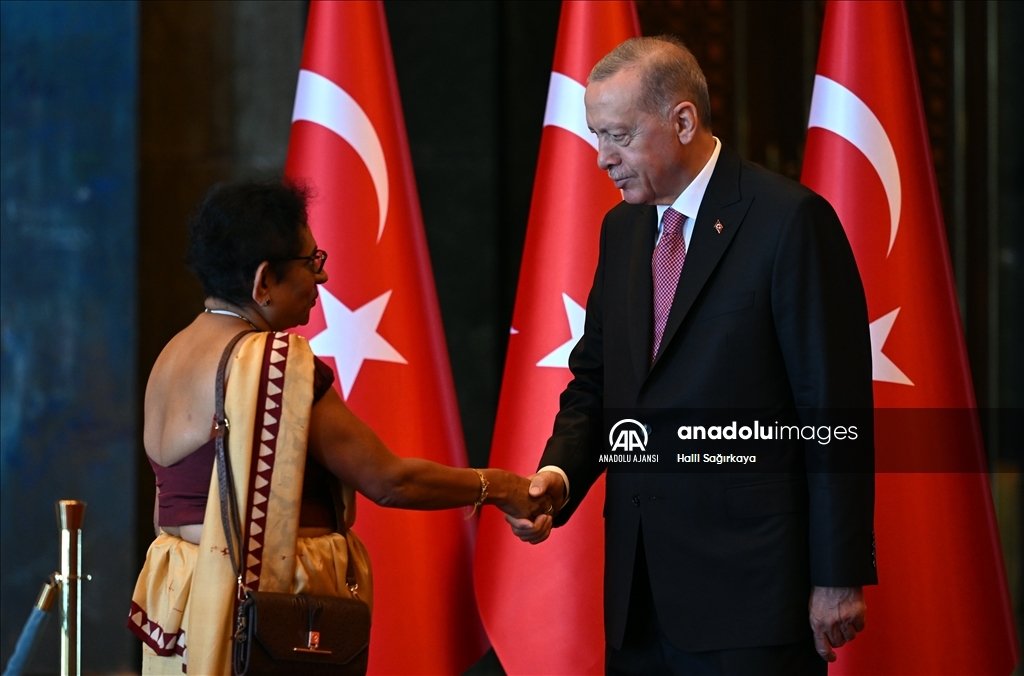 Cumhurbaşkanı Erdoğan, 30 Ağustos Zafer Bayramı tebriklerini kabul etti