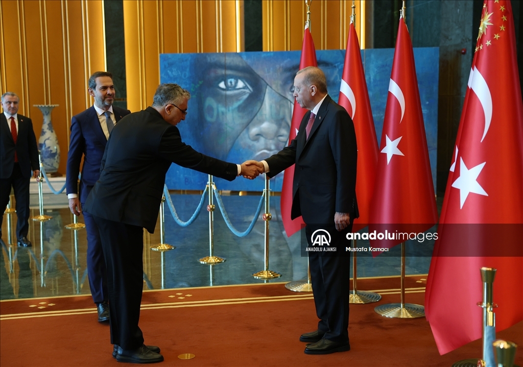 Cumhurbaşkanı Erdoğan, 30 Ağustos Zafer Bayramı tebriklerini kabul etti