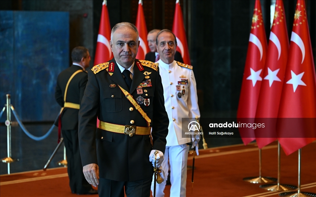 Cumhurbaşkanı Erdoğan, 30 Ağustos Zafer Bayramı tebriklerini kabul etti