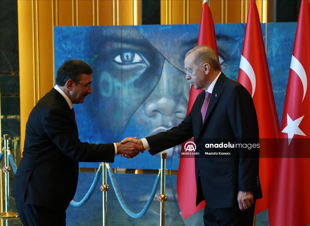 Cumhurbaşkanı Erdoğan, 30 Ağustos Zafer Bayramı tebriklerini kabul etti