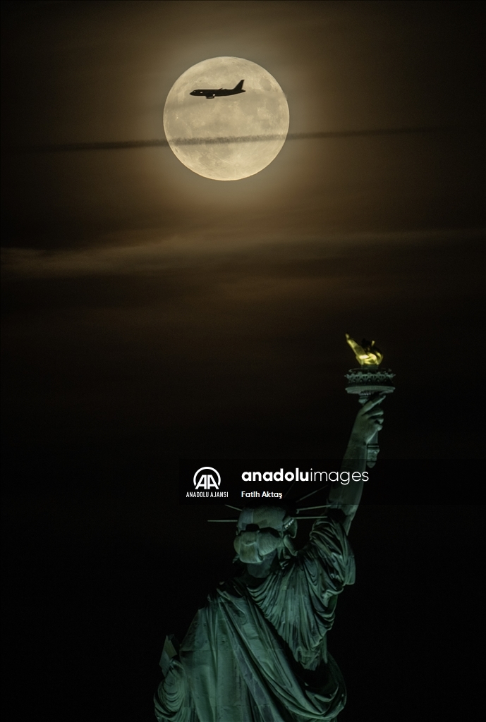 New York'ta "Süper Ay"