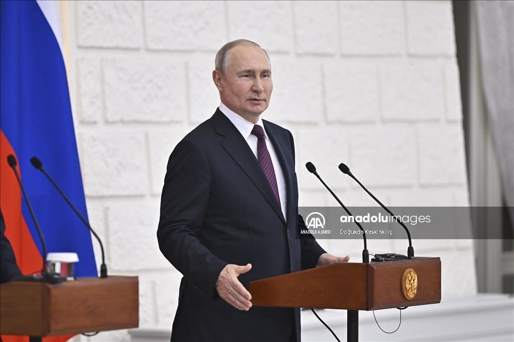 Cumhurbaşkanı Erdoğan ve Rusya Devlet Başkanı Putin, ortak basın toplantısı düzenledi