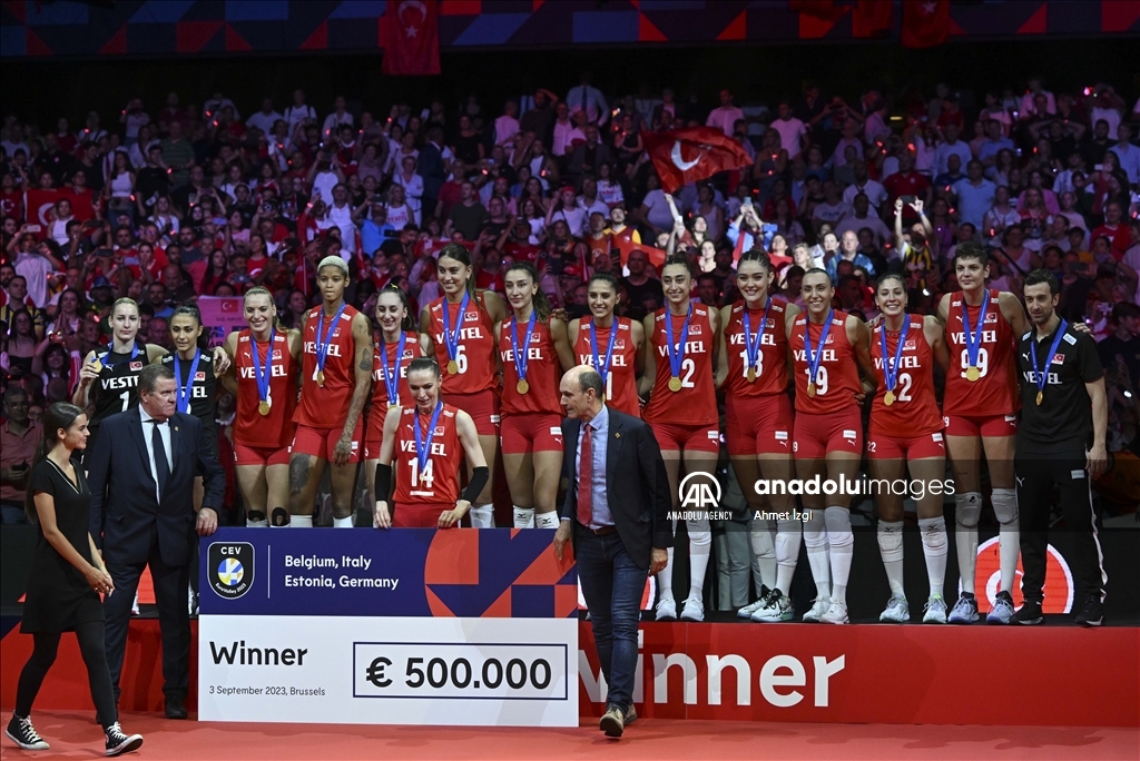 Volleyball : Pour la première fois, l’équipe féminine turque est championne d'Europe