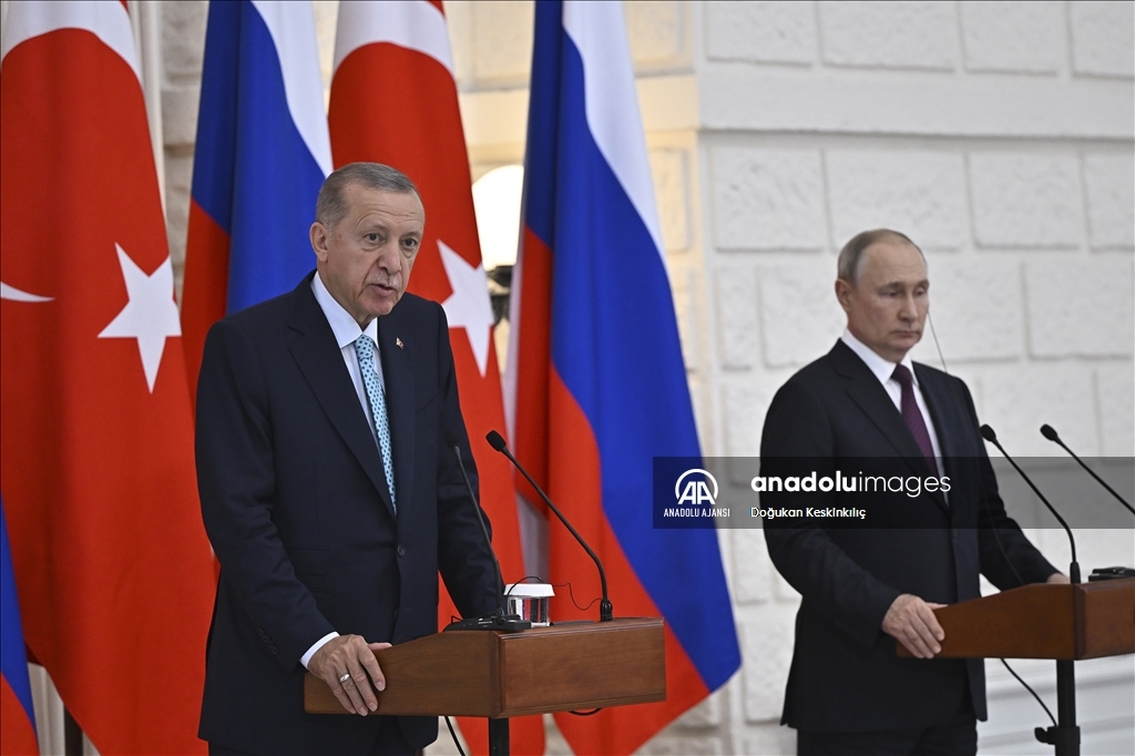 Cumhurbaşkanı Erdoğan ve Rusya Devlet Başkanı Putin, ortak basın toplantısı düzenledi