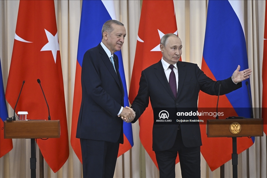 Cumhurbaşkanı Erdoğan ve Rusya Devlet Başkanı Putin, ortak basın toplantısı düzenledi