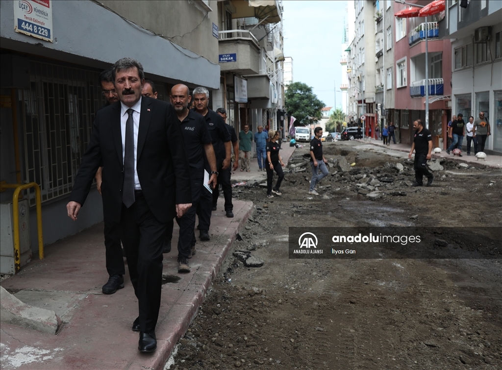 Samsun'daki selin ardından ekipler yaraları sarıyor