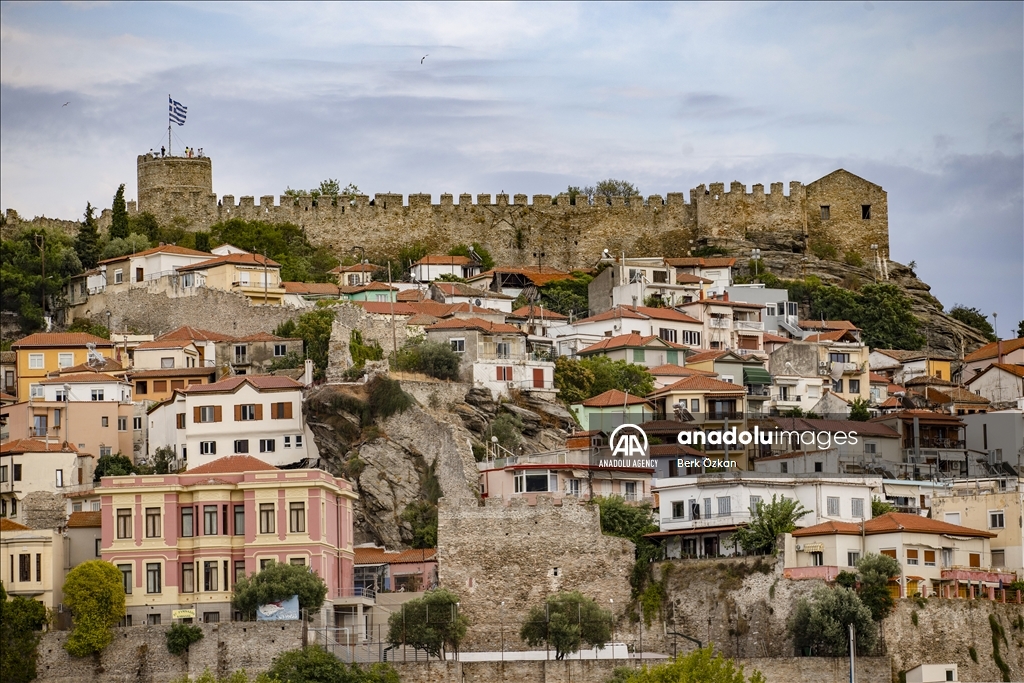 Historical city of Kavala in Greece