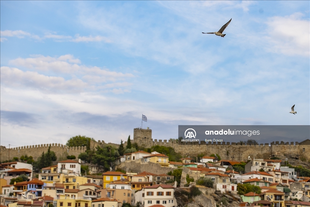 Historical city of Kavala in Greece