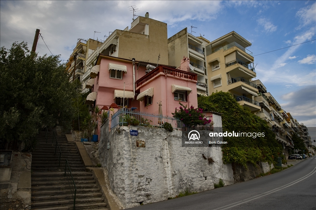 Historical city of Kavala in Greece