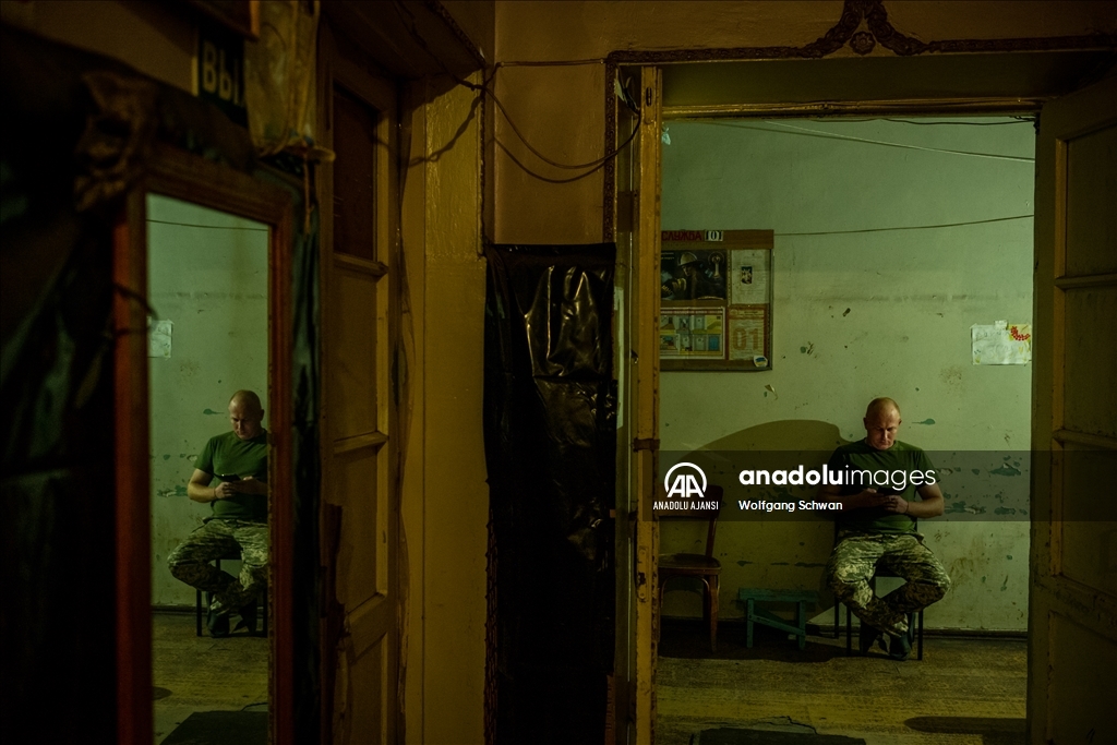 Bahmut kentinde hastalar tedavi ediliyor