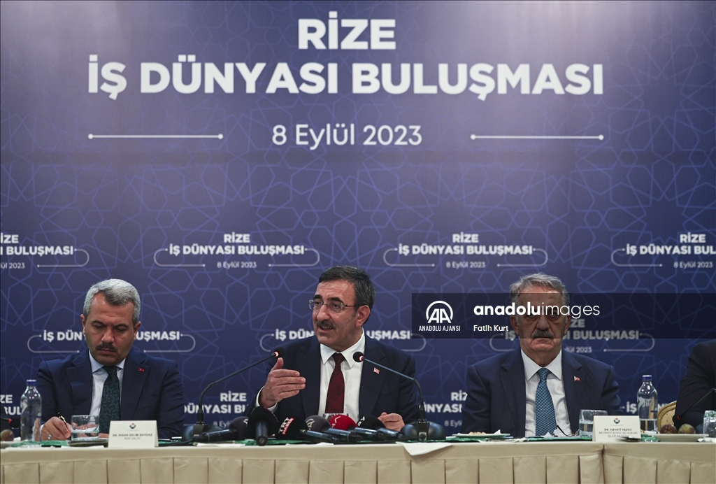 Cumhurbaşkanı Yardımcısı Yılmaz, Rize'de