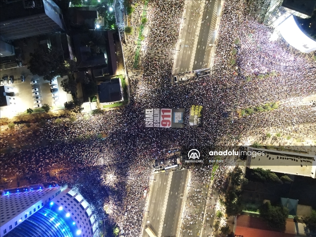 İsrail'de "yargı reformu" protestoları 36. haftada da devam etti