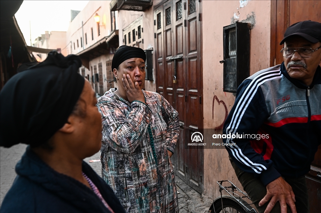 Aftermath of powerful quake in Morocco