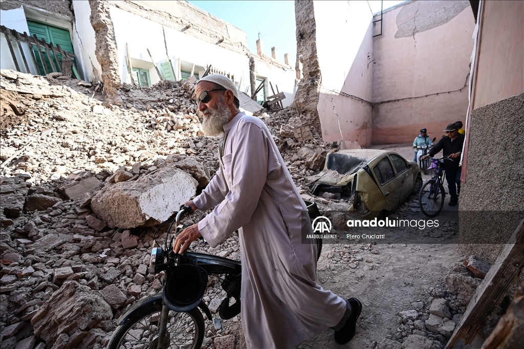 Aftermath of powerful quake in Morocco