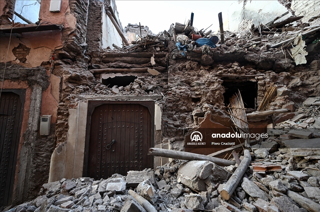 Aftermath of powerful quake in Morocco