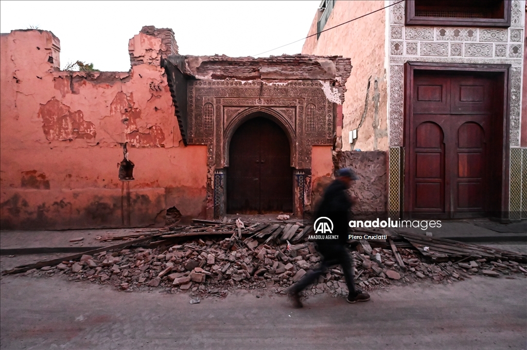 Aftermath of powerful quake in Morocco