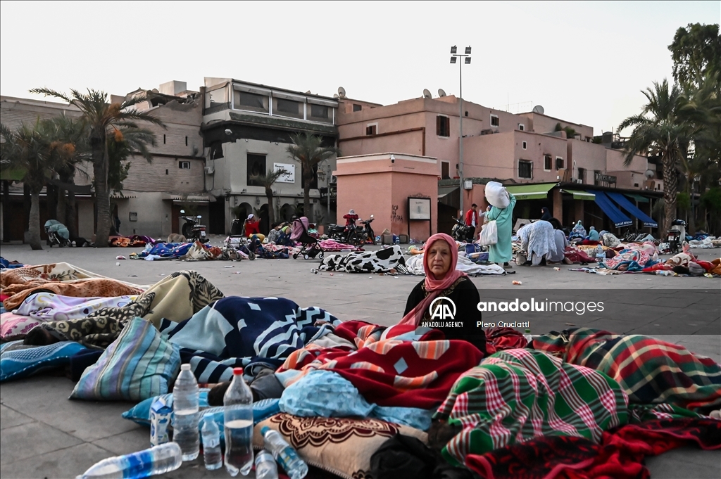 Aftermath of powerful quake in Morocco