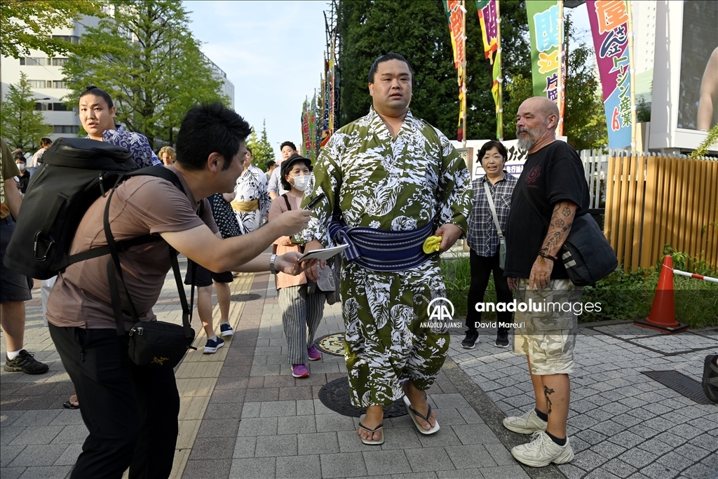 2023 Sonbahar Büyük Sumo Turnuvası Tokyo'da başladı