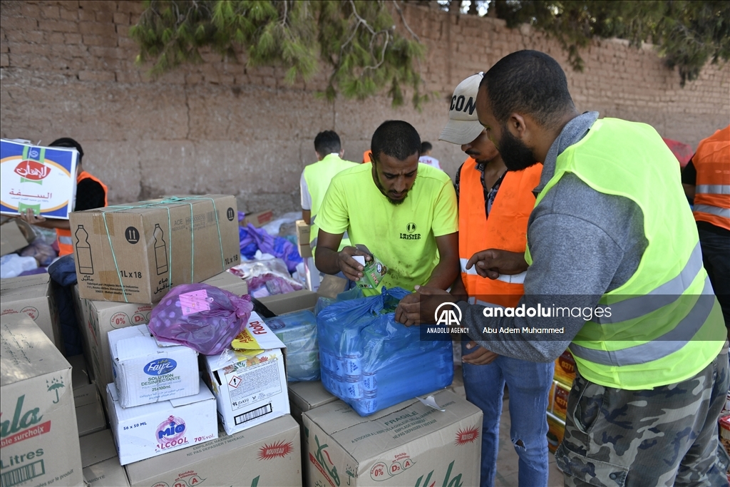 Aftermath of the powerful earthquake in Morocco