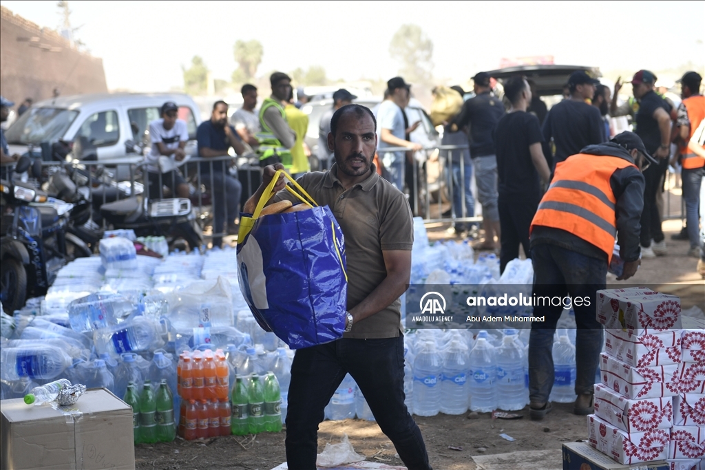 Aftermath of the powerful earthquake in Morocco