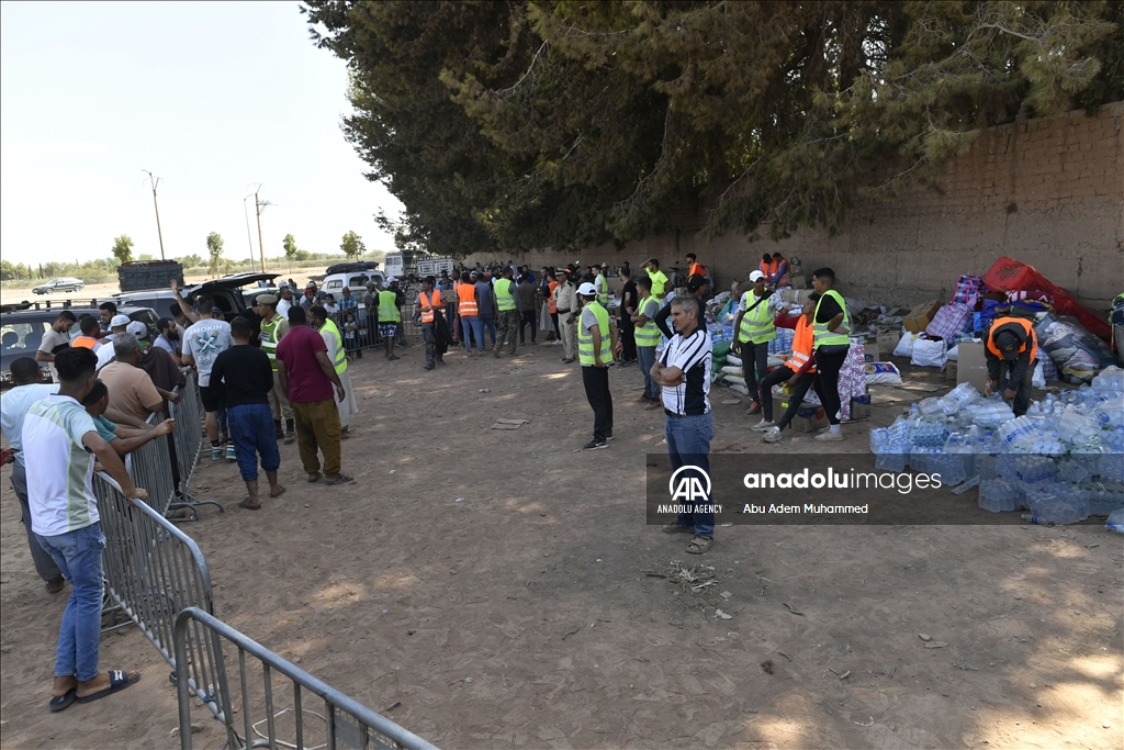 Aftermath of the powerful earthquake in Morocco
