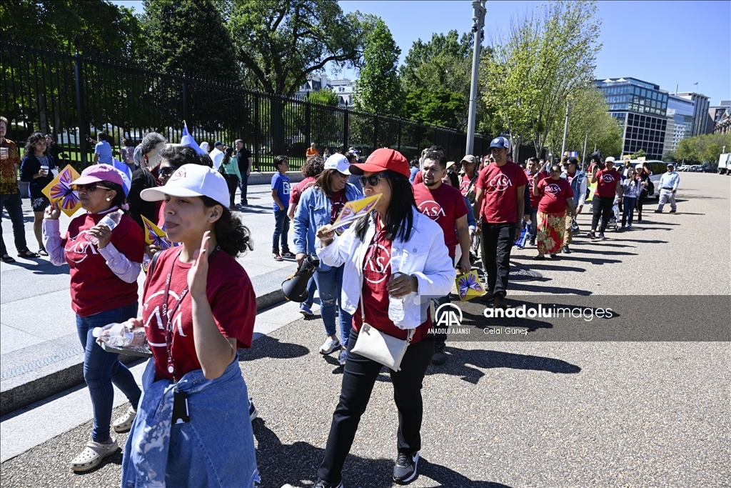 Washington'da göçmen işçilere destek gösterisi düzenlendi