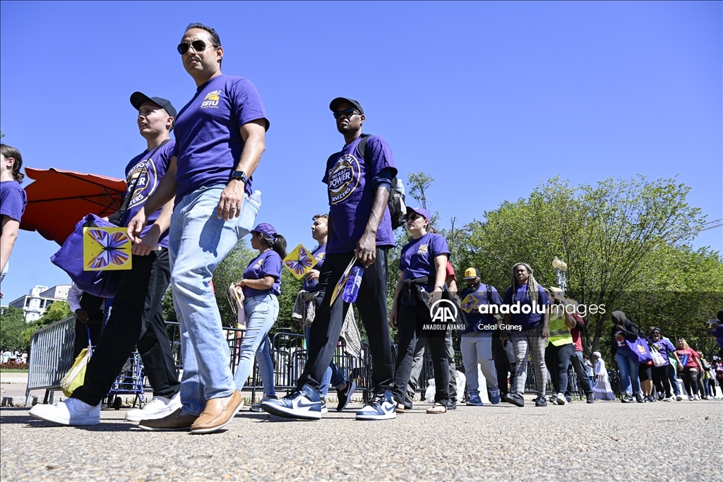 Washington'da göçmen işçilere destek gösterisi düzenlendi