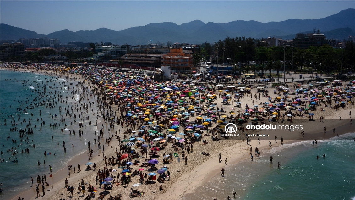 Brezilya'da kışın son günlerinde yaz sıcakları