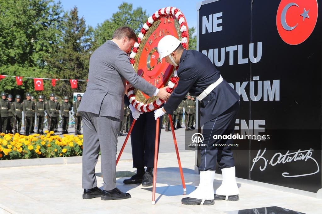 Erzincan'da 19 Eylül Gaziler Günü törenle kutlandı
