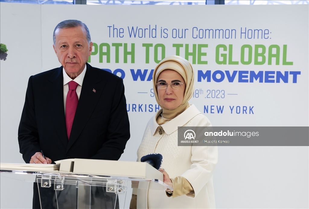 New York: Erdogan signe la déclaration de bonne volonté sur le "zéro déchet mondial"