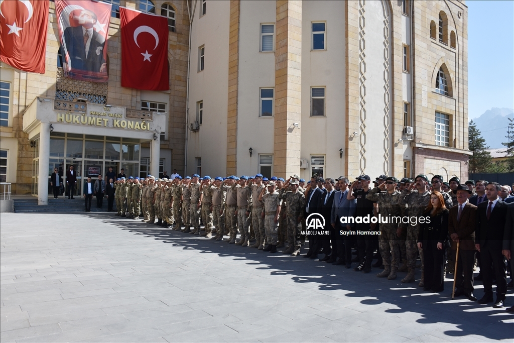 Hakkari'de 19 Eylül Gaziler Günü kutlandı