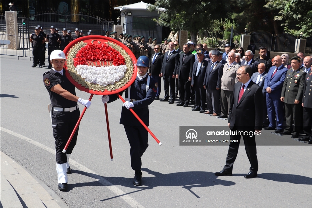 Siirt'te 19 Eylül Gaziler Günü törenlerle kutlandı