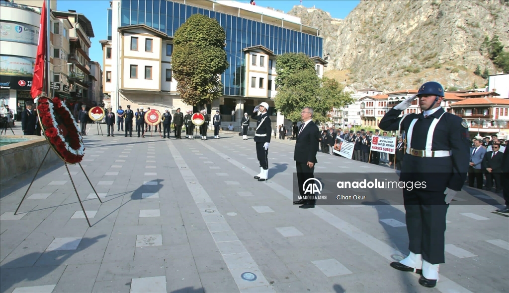 Amasya'da 19 Eylül Gaziler Günü kutlandı