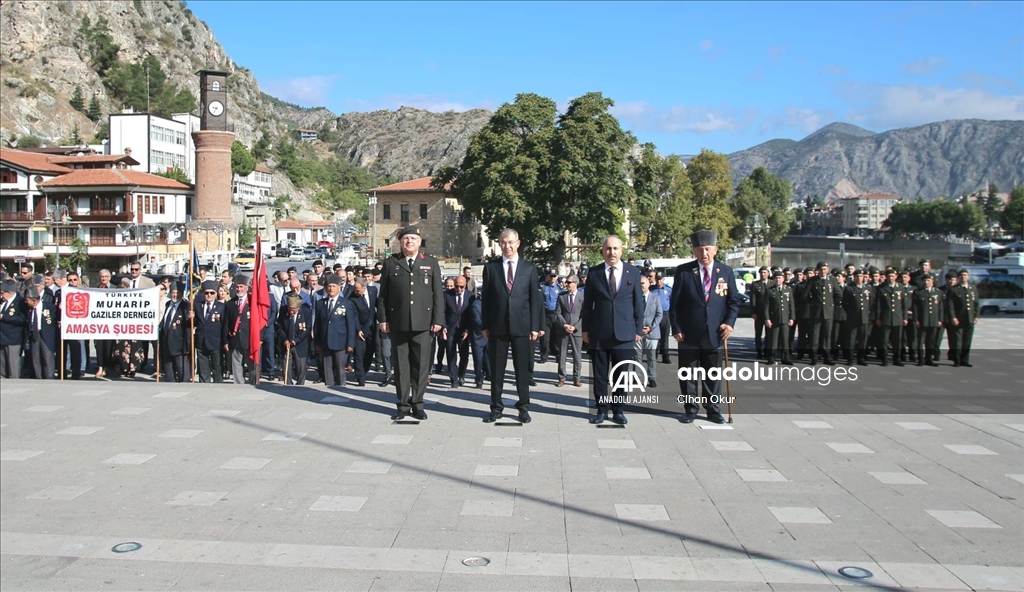 Amasya'da 19 Eylül Gaziler Günü kutlandı
