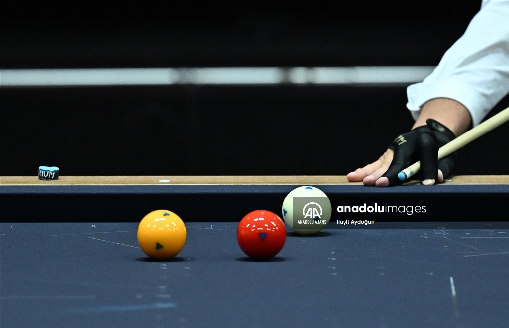 3 Bant Bilardo Artistik Dünya Şampiyonası, Ankara'da başladı