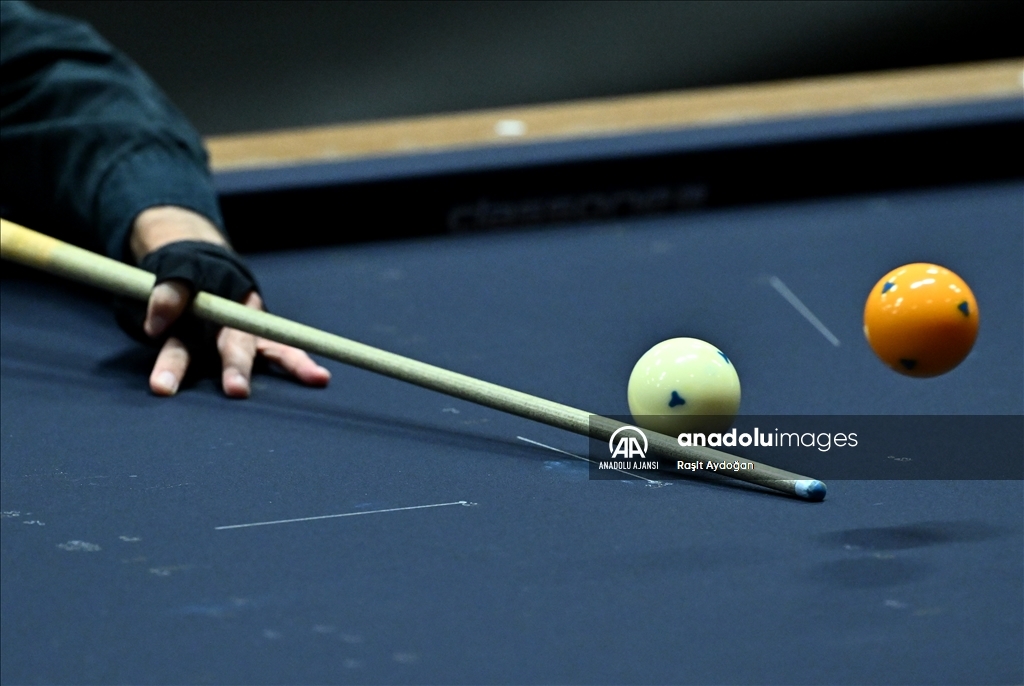 3 Bant Bilardo Artistik Dünya Şampiyonası, Ankara'da başladı