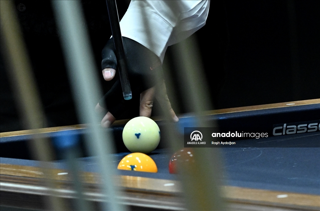 3 Bant Bilardo Artistik Dünya Şampiyonası, Ankara'da başladı