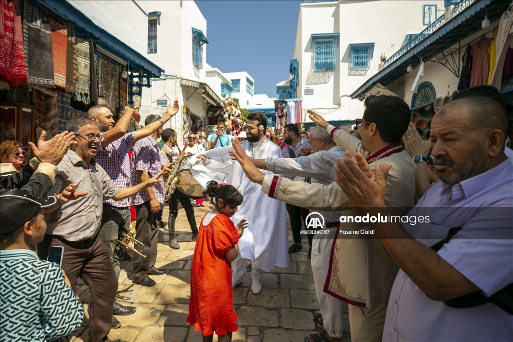 "Groom Ceremony" tradition in Tunisia