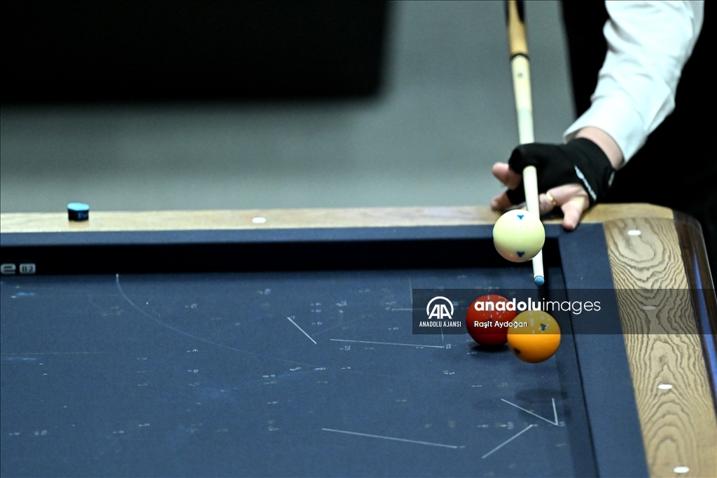 3 Bant Bilardo Artistik Dünya Şampiyonası, Ankara'da başladı