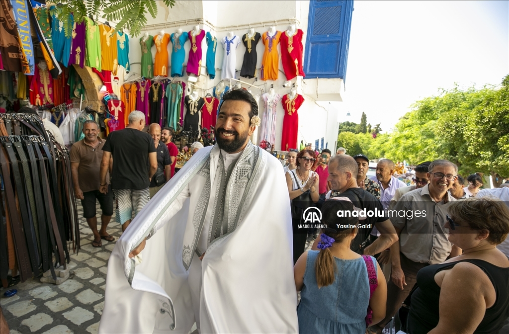 "Groom Ceremony" tradition in Tunisia